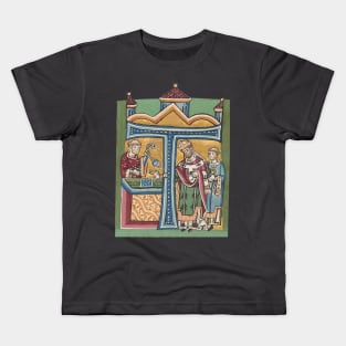 Illuminated Initial T Kids T-Shirt